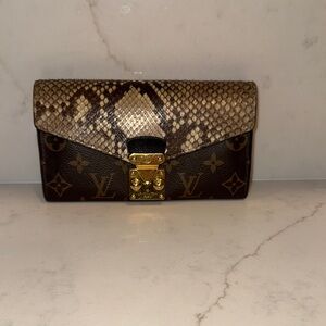 Louis Vuitton Python Pallas Exotic Wallet